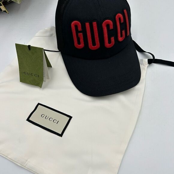 Unisex Gucci embroidered baseball cap size extra small adjustable made in Italy - Picture 4 of 8